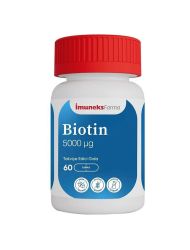 İmuneks Farma Biotin 5000µg 60 Adet