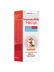 İmuneks Kids Focus Portakal Aromalı Sıvı Takviye Edici Gıda 150 ml