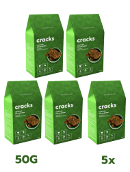 5 Paket Ispanaklı Glutensiz Vegan Tohum Kraker Cracks 50gr