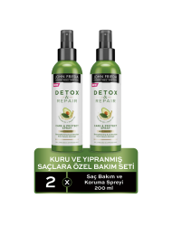 John Frieda Detox and Repair Saç Bakım ve Koruma Sprey Seti