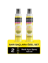 John Frieda Go Blonder Sarı Saçlara Özel Renk Açıcı Sprey Set