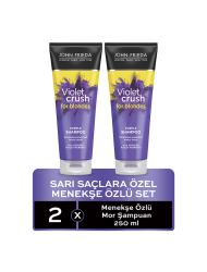 John Frieda Violet Crush Sarı Saçlara Özel Menekşe Özlü Set