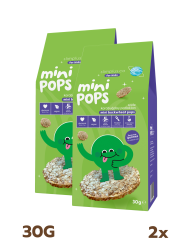 2 Paket Mini Pops Atıştırmalık Karabuğday Patlakları 30G