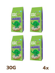 4 Paket Mini Pops Atıştırmalık Karabuğday Patlakları 30G