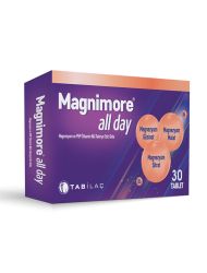 Magnimore All Day Magnezyum ve P5P (Vitamin B6) Takviye Edici Gıda 30 Tablet