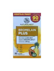 Naturalnest Bromelain Plus 90 Kapsül