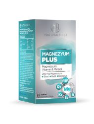 Naturalnest Magnesium Plus Takviye Edici Gıda 30 Tablet