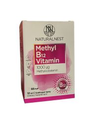 Naturalnest Methyl B12 Vitamin 1000 μg 10 ml Dilaltı Sprey