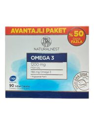 Naturalnest Omega 3 Takviye Edici Gıda 90 Kapsül - Avantajlı Paket