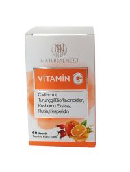 Naturalnest Vitamin C Takviye Edici Gıda 60 Kapsül