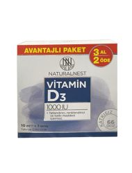 Naturalnest Vitamin D3 1000 IU Sprey 10 ml 3 Al 2 Öde