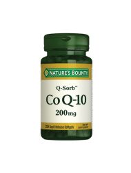 Natures Bounty Coenzyme Q-10 200 mg Takviye Edici Gıda 30 Jelatin Kapsül