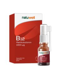 Natuwell B12 1000 ug Takviye Edici Gıda Dilaltı Sprey 10 ml
