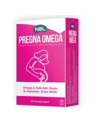 NBL Pregna Omega3,Multivitamin ve Multimineral 30 Yumuşak Kapsül