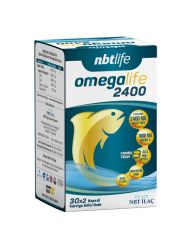 NBT Life Omegalife 2400 Omega 3 30 x 2 Combotech Kapsül