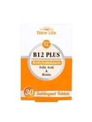 New Life B12 Plus Folik Asit ve Biotin İçeren Takviye Edici Gıda 30 Kapsül