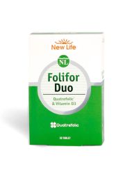 New Life Folifor Duo Vitamin D3 & Quatrefolic - 30 Tablet
