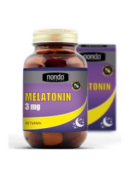 Nondo Vitamins Melatonin 3 mg Takviye Edici Gıda 60 Kapsül