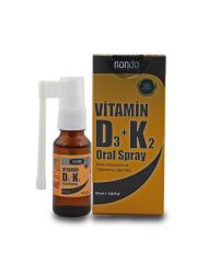 Nondo Vitamins Vitamin D3+K2 Spray 20 ml
