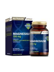 Nutraxin Magnesium Citrate 250 mg Takviye Edici Gıda 60 Tablet