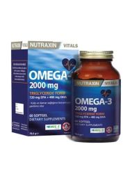 Nutraxin Omega 3 Balık Yağı 2000 mg 60 SoftGel