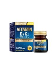 Nutraxin Vitamin D3 K2 Vitamini İçeren Takviye Edici Gıda 120 Tablet