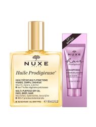 NUXE Huile Prodigieuse SET Hair Prodigieux High Shine Şampuan 30 ml HEDİYE