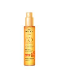 Nuxe Sun Huile Solaire Bronzlaştırıcı Yüz ve Vücut Yağı SPF50 150 ml