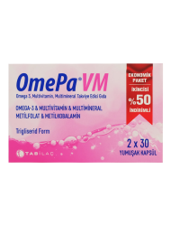 OmePa VM Takviye Edici Gıda 2x30 Yumuşak Kapsül