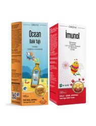 Orzax Ocean Balık Yağı+ Orzax Ocean Imunol Takviye Edici Gıda 150 ml İndirimli