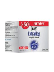 Orzax Ocean Extramag Magnezyum Sitrat Efervesan 30 Saşe + 15 Şase - %50 HEDİYE