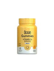 Orzax Ocean Gummies Vitamin D3 1000 IU D3 Vitamini İçeren Takviye Edici Gıda 60 Adet