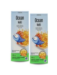 Orzax Ocean Multi Ballı - Portakal Aromalı Takviye Edici Şurup 150 ml 2.si %50 İNDİRİMLİ