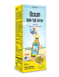 Orzax Ocean Omega3 Şurup 150 ml - Limon