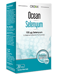 Orzax Ocean Selenyum Takviye Edici Gıda 30 Tablet