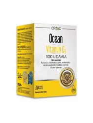 Orzax Ocean Vitamin D3 1000 IU Damla 50 ml