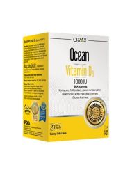 Orzax Ocean Vitamin D3 1000 IU Sprey 20ml