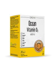 Orzax Ocean Vitamin D3 600 IU Sprey 20ml