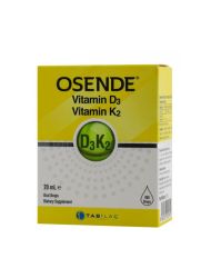 Osende Vitamin D3 K2 Takviye Edici Gıda 20 ml