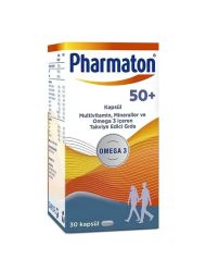 Pharmaton 50+ Plus Takviye Edici Gıda 30 Kapsül