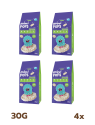 4 Paket Mini Pops Atıştırmalık Pirinç Patlakları 30G