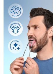 Probident Dil Temizleme Aparatı / Dil Sıyırıcı Kese Hediyeli Full 304 Surgical Stainless Steel