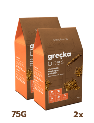 2 Paket Glutensiz Vegan Greçka Bites Atıştırmalık Kakaolu Karabuğday Lokmaları 75G