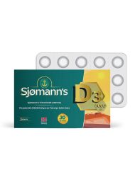 Sjomann’s Vitamin D3 1000 IU İçeren Takviye Edici Gıda 30 Adet Çiğnenebilir Jel Form