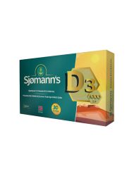 Sjomann’s Vitamin D3 1000 IU İçeren Takviye Edici Gıda 30 Adet Çiğnenebilir Jel Form