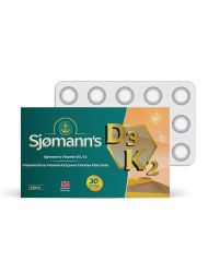 Sjomann’s Vitamin D3 ve K2 İçeren Takviye Edici Gıda 30 Adet Çiğnenebilir Jel Form