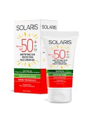 Solaris Spf 50 Güneş Koruyucu Matlaştırıcı Jel Yüz Kremi 50 ml