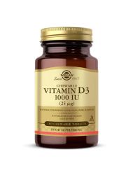 Solgar Vitamin D3 1000 IU 100 Çiğnenebilir Tablet