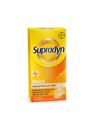 Supradyn Daily Multivitamin, Mineral ve Koenzim İçeren Takviye Edici Gıda 30 Tablet