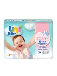 Uni Baby İlk Adım Islak Mendil 3x52 Adet